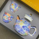  Bộ ấm chén Long ẩn men ngọc BKSTCN-9358 