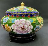  Hũ đồng pháp lam hoa văn cao cấp BKMECN-9363 