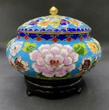  Hũ đồng pháp lam hoa văn cao cấp BKMECN-9363 