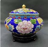  Hũ đồng pháp lam hoa văn cao cấp BKMECN-9363 