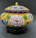  Hũ đồng pháp lam hoa văn cao cấp BKMECN-9363 