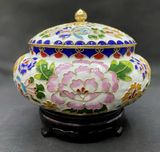  Hũ đồng pháp lam hoa văn cao cấp BKMECN-9363 