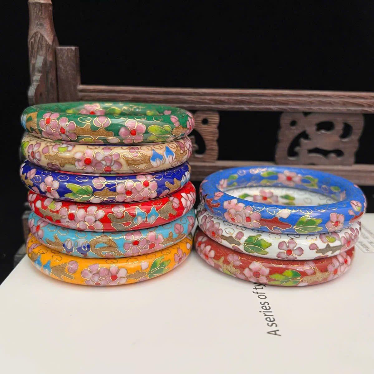  Vòng tay đồng pháp lam BKMECN-9367 