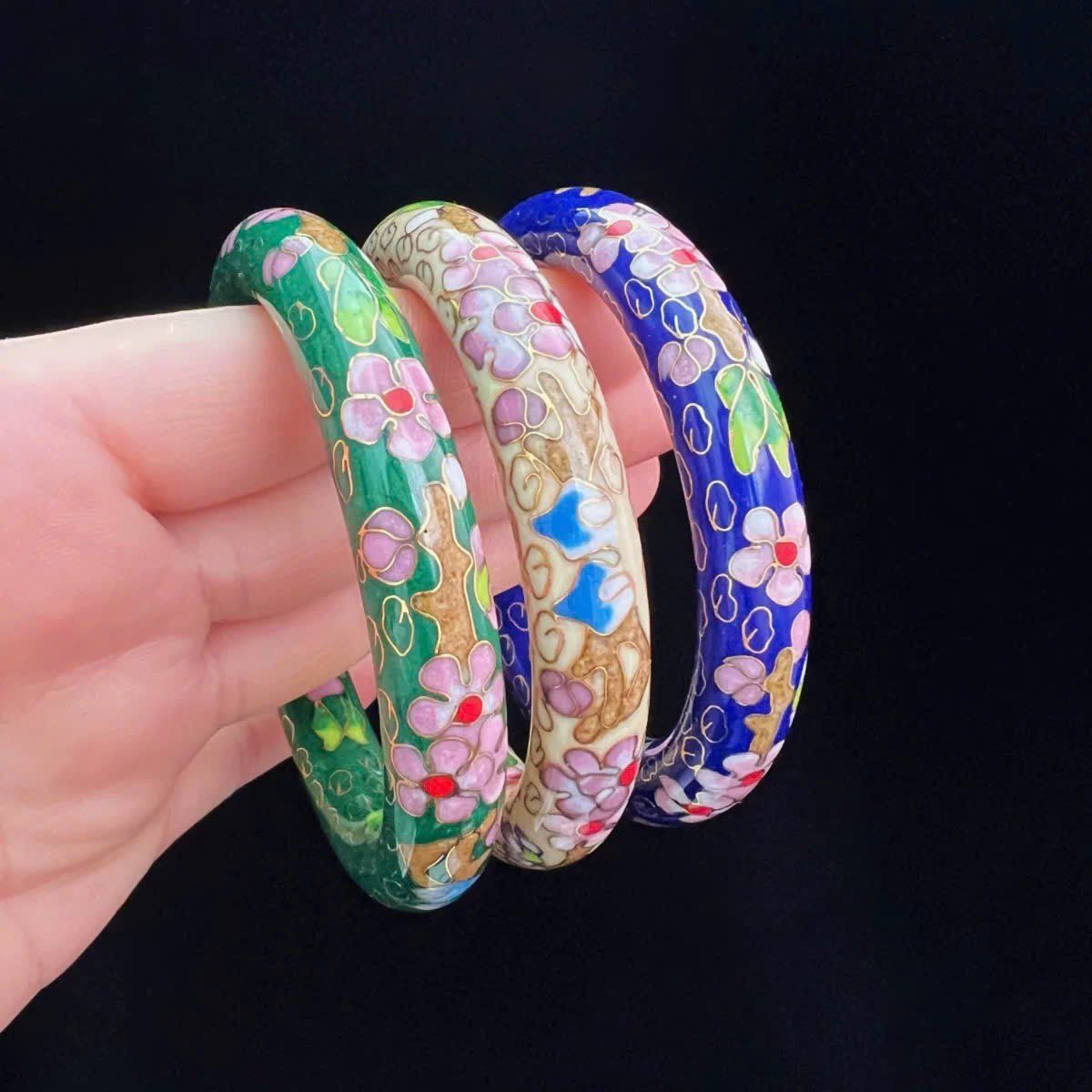  Vòng tay đồng pháp lam BKMECN-9367 