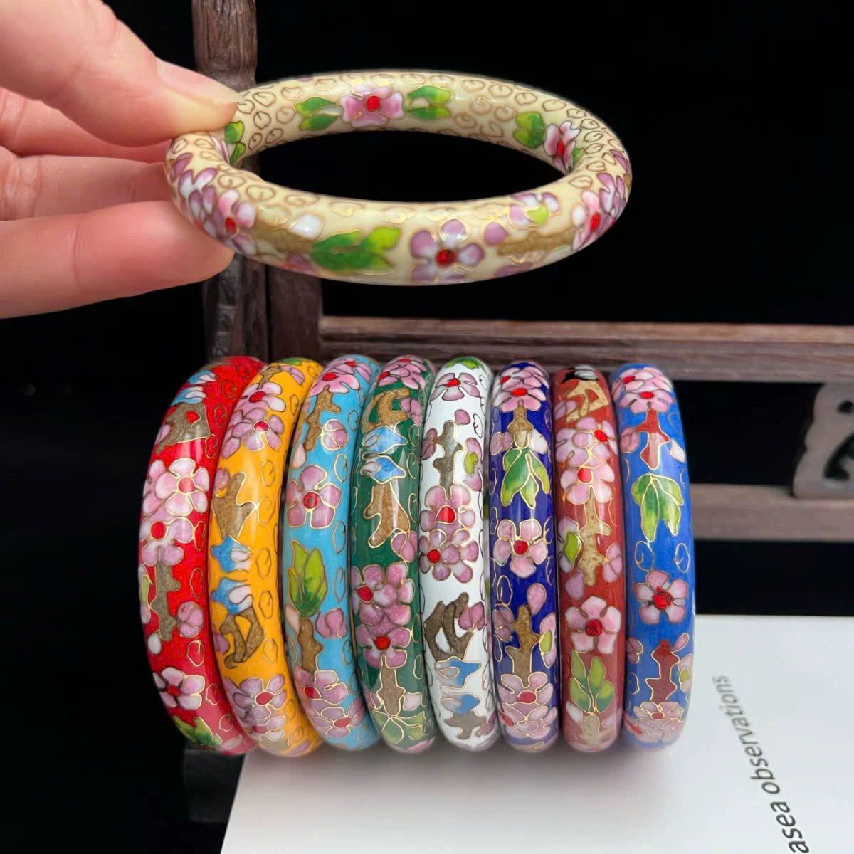  Vòng tay đồng pháp lam BKMECN-9367 