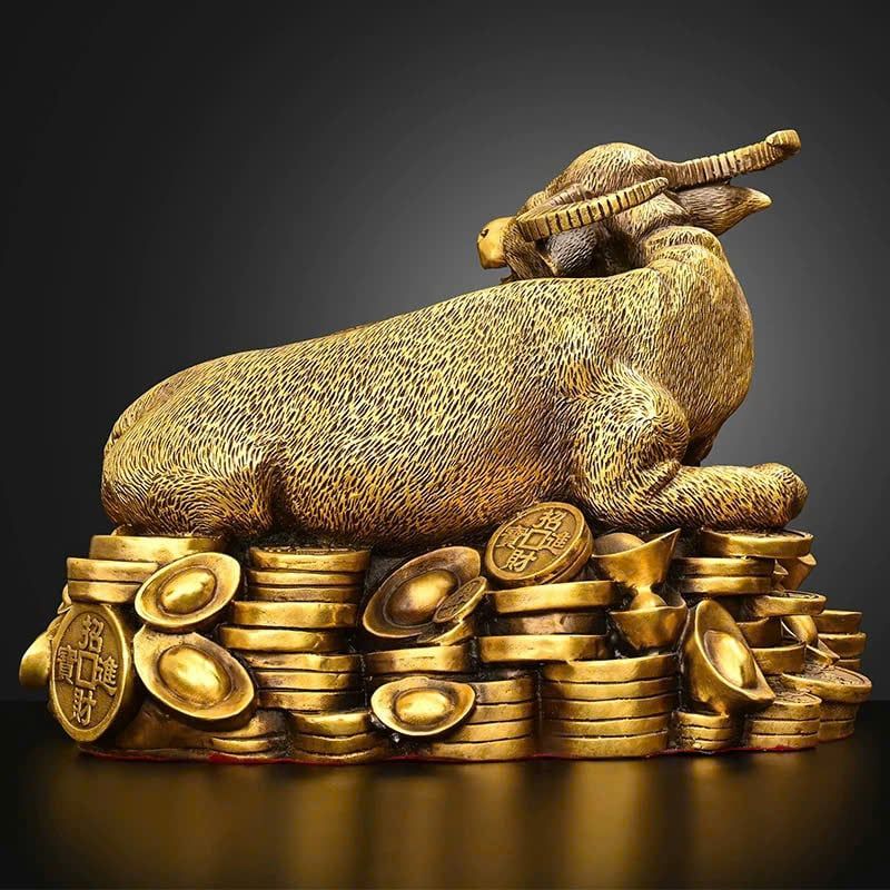  Tượng Trâu Đồng Tài Lộc BKMECN-9376 