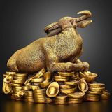  Tượng Trâu Đồng Tài Lộc BKMECN-9376 