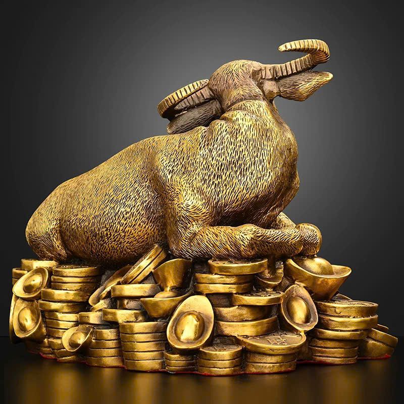  Tượng Trâu Đồng Tài Lộc BKMECN-9376 