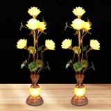  Đèn thờ lưu ly cao 84 cm BKMECN-9368 