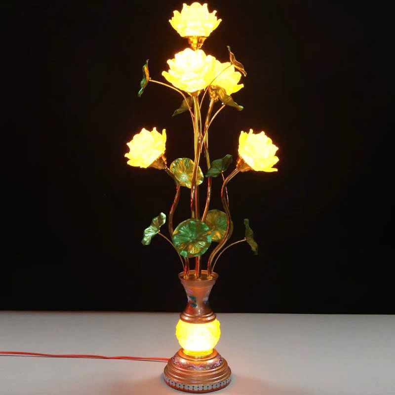  Đèn thờ lưu ly cao 84 cm BKMECN-9368 