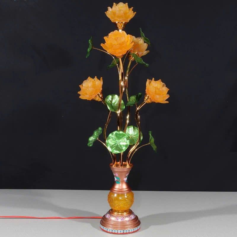  Đèn thờ lưu ly cao 84 cm BKMECN-9368 