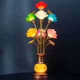  Đèn thờ lưu ly cao 60cm BKMECN-9369 