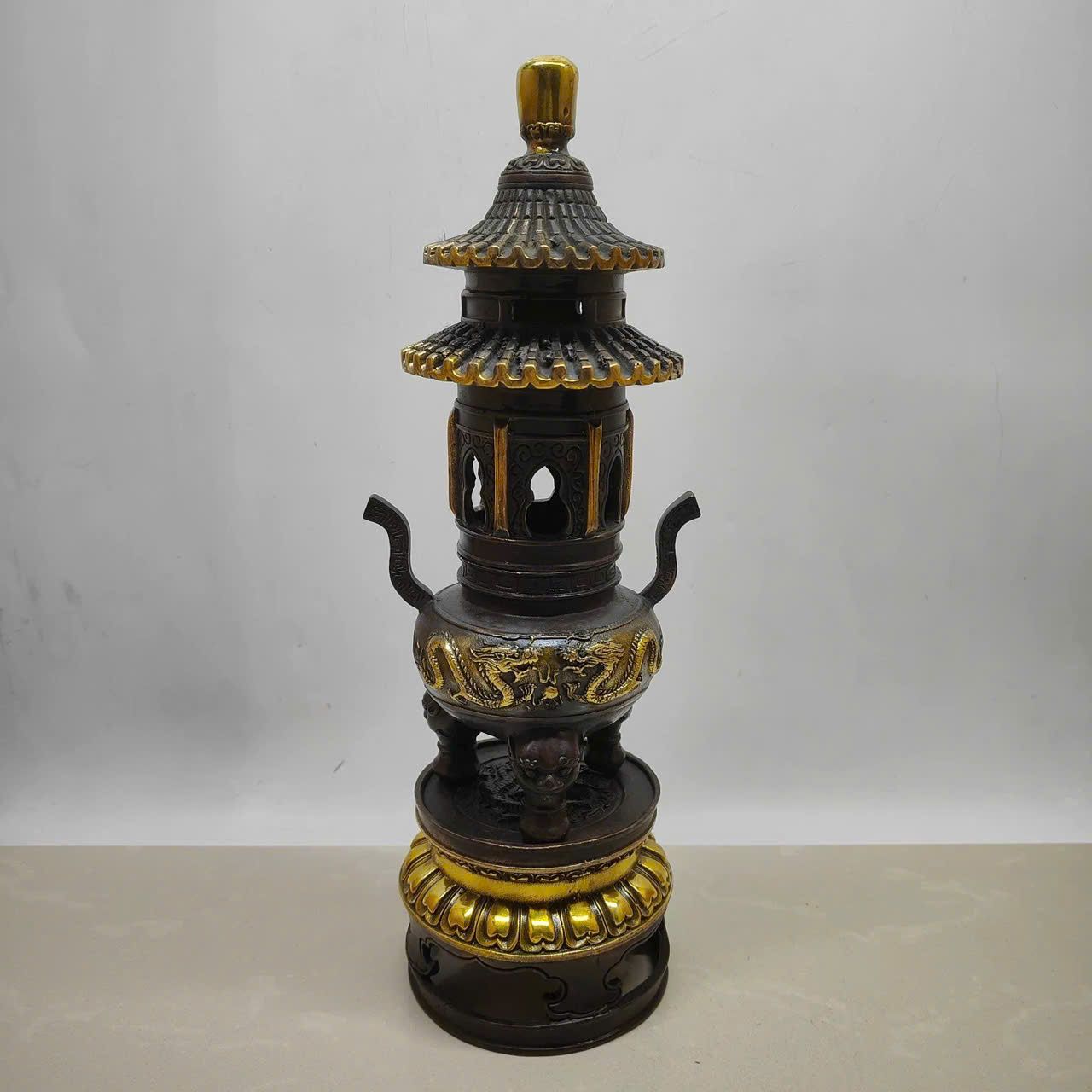  Tháp Trầm Cửu Long vẽ vàng BKMECN-9373 