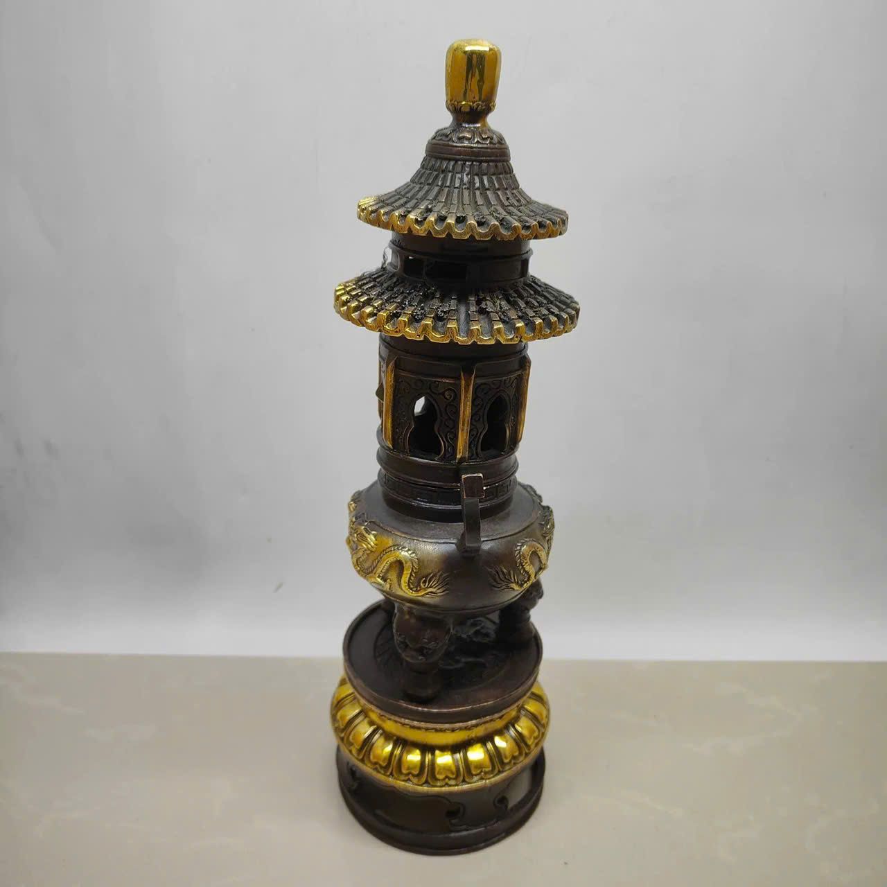  Tháp Trầm Cửu Long vẽ vàng BKMECN-9373 