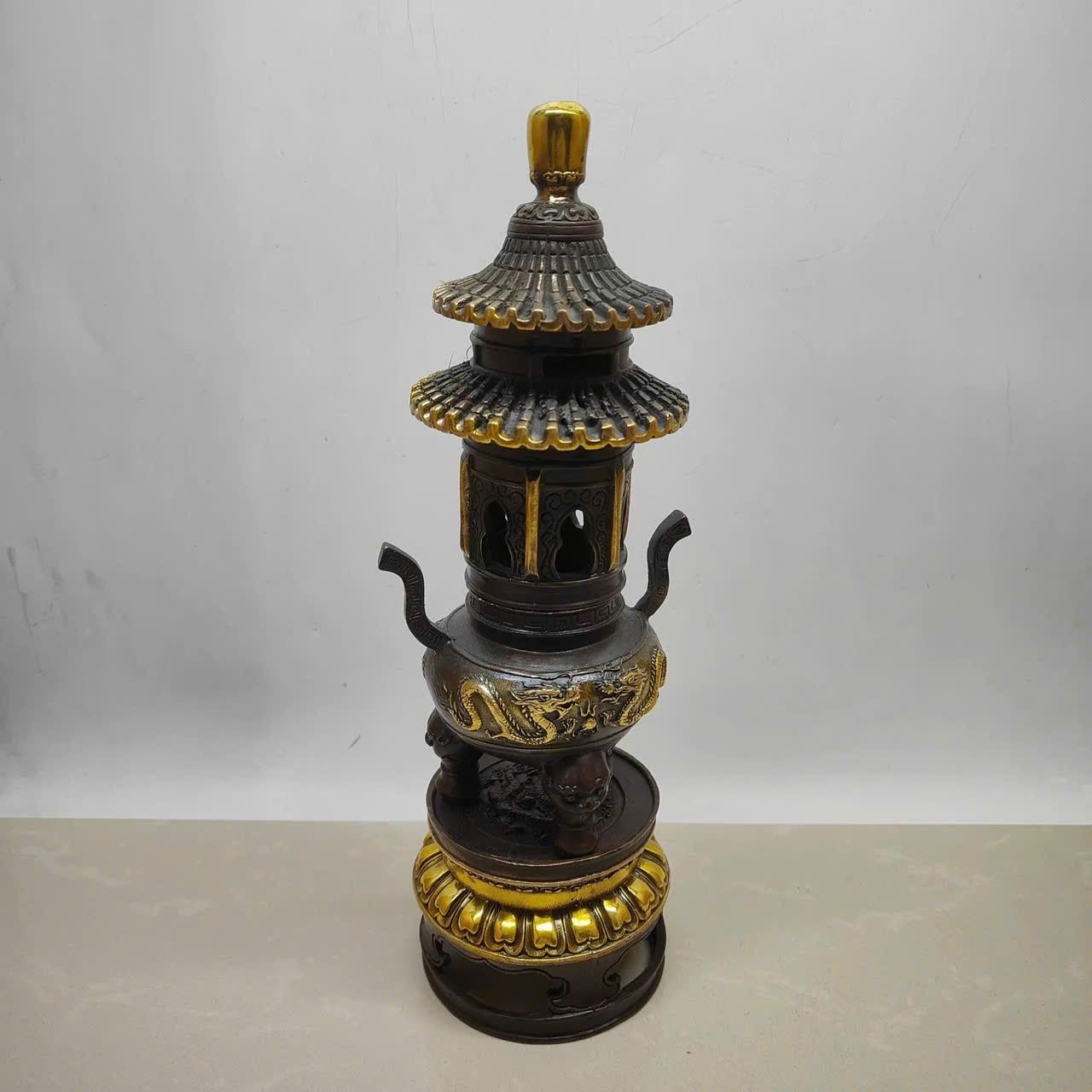  Tháp Trầm Cửu Long vẽ vàng BKMECN-9373 