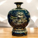  Bình gốm màu xanh thuận buồm xuôi gió BKCEVN-8258 