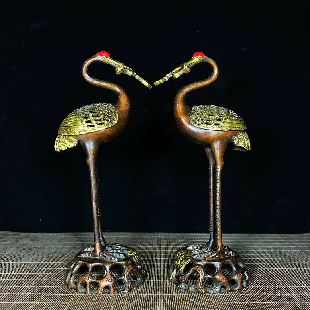  Cặp Hạc Đồng Sưu Tầm BKMECN-9374 