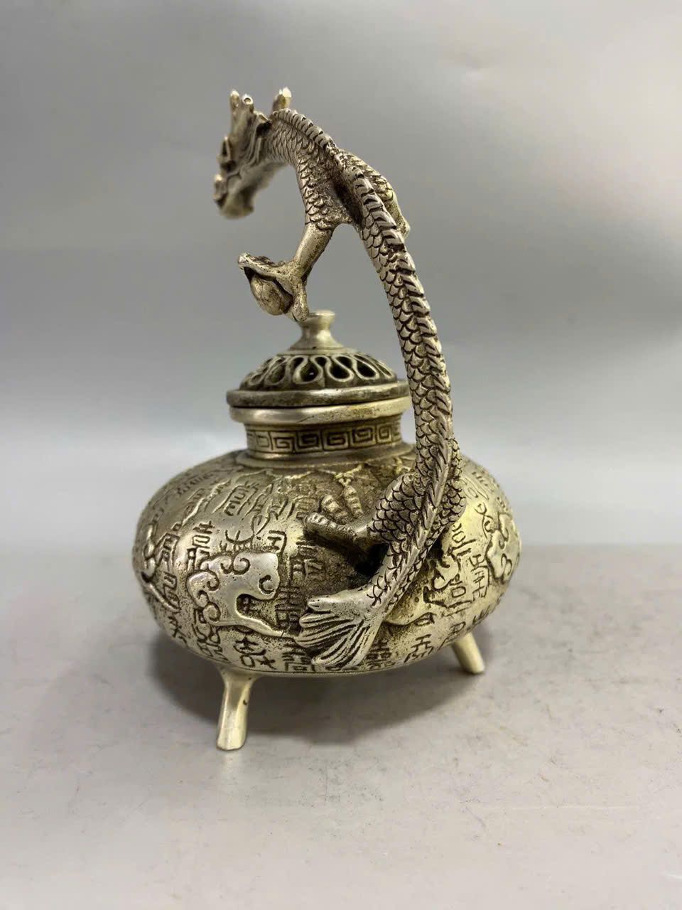  Xông trầm đồng mạ bạc BKMECN-9357 