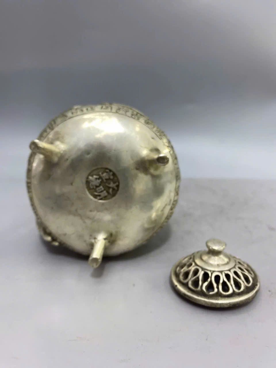  Xông trầm đồng mạ bạc BKMECN-9357 