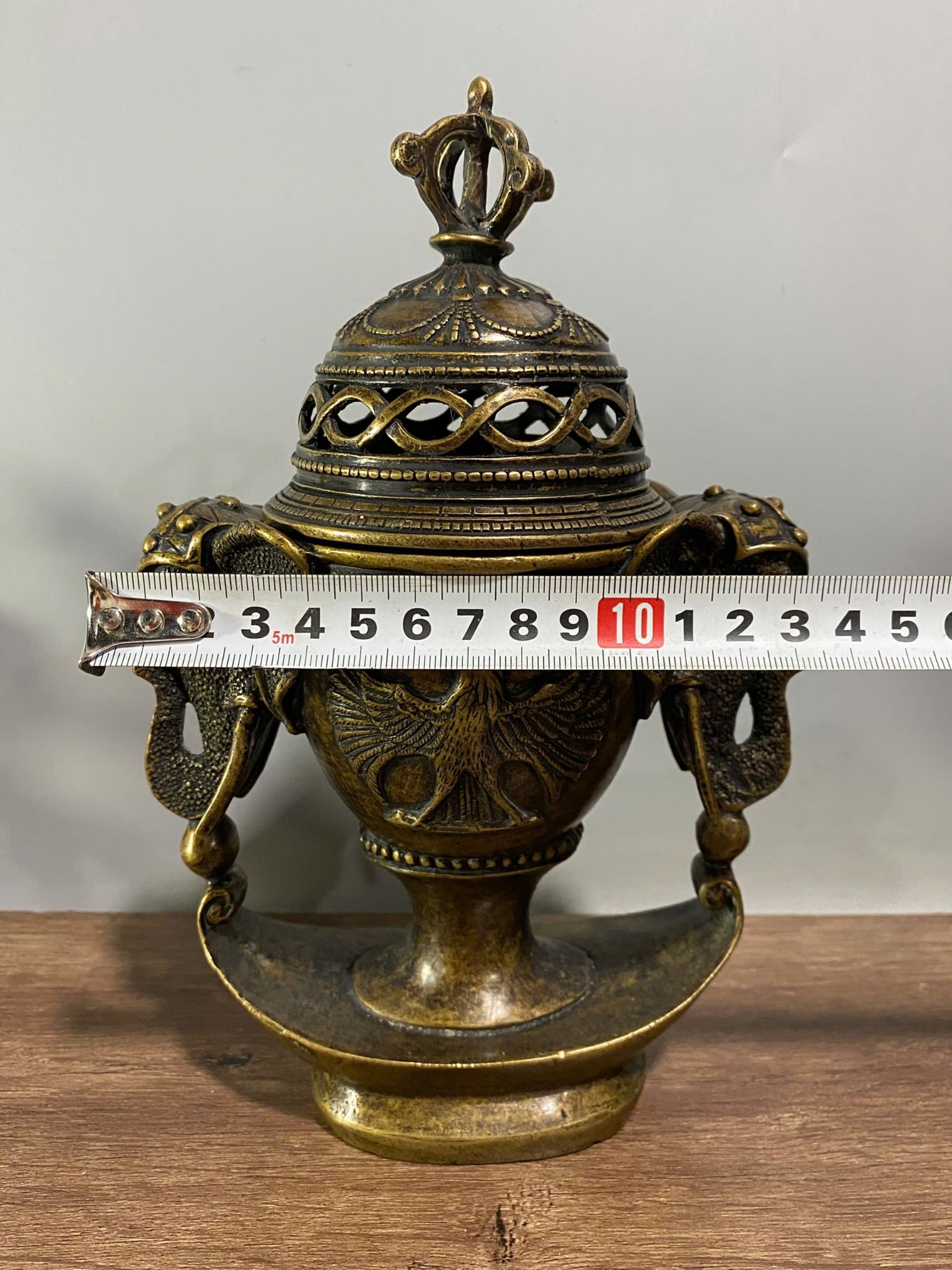  Tháp trầm voi bằng đồng BKMECN-9269 