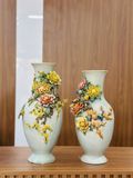 Bình gốm đắp nổi hoa Đào BKCECN-9392 