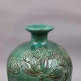  Bình gốm màu xanh họa tiết sen BKCECN-9387 