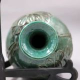  Bình gốm màu xanh họa tiết sen BKCECN-9387 