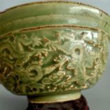  Bát gốm sưu tầm men xanh BKCECN-9393 