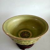  Bát gốm sưu tầm men xanh BKCECN-9393 