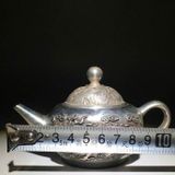  Ấm đồng mạ bạc hoạ rồng phượng BKMECN-9263 