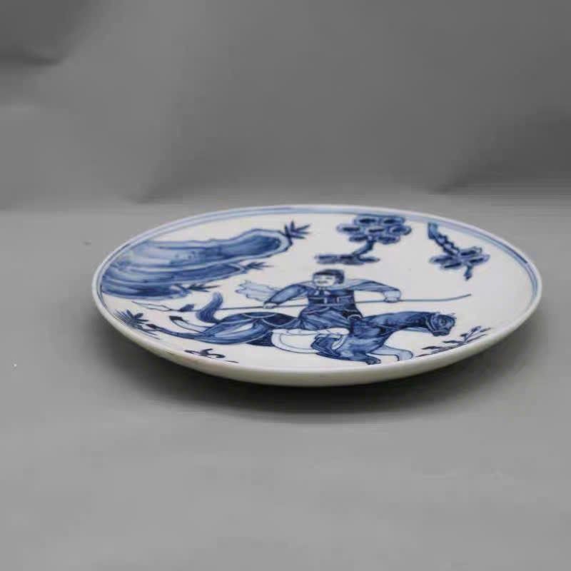  Đĩa cảnh vẽ hoạ tiết chiến binh BKCECN-9395 