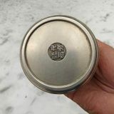  Hũ đựng trà đồng mạ bạc BKMECN-9264 