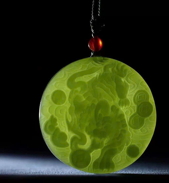  Mặt dây chuyền Tỳ Hưu ngọc bích BKSTCN-9365 