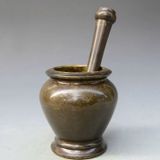  Cối giã thuốc đồng xưa sưu tầm BKMECN-9272 