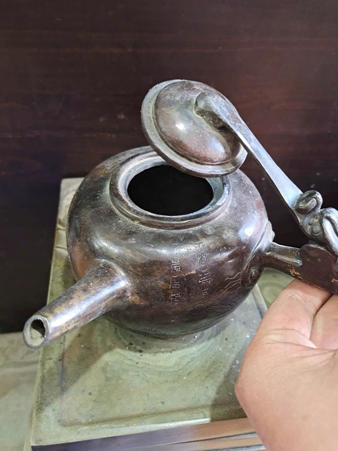  Siêu thuốc bằng đồng cũ sưu tầm BKMECN-9273 