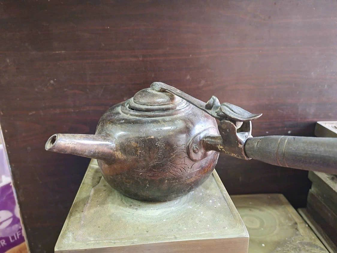  Siêu thuốc bằng đồng cũ sưu tầm BKMECN-9273 