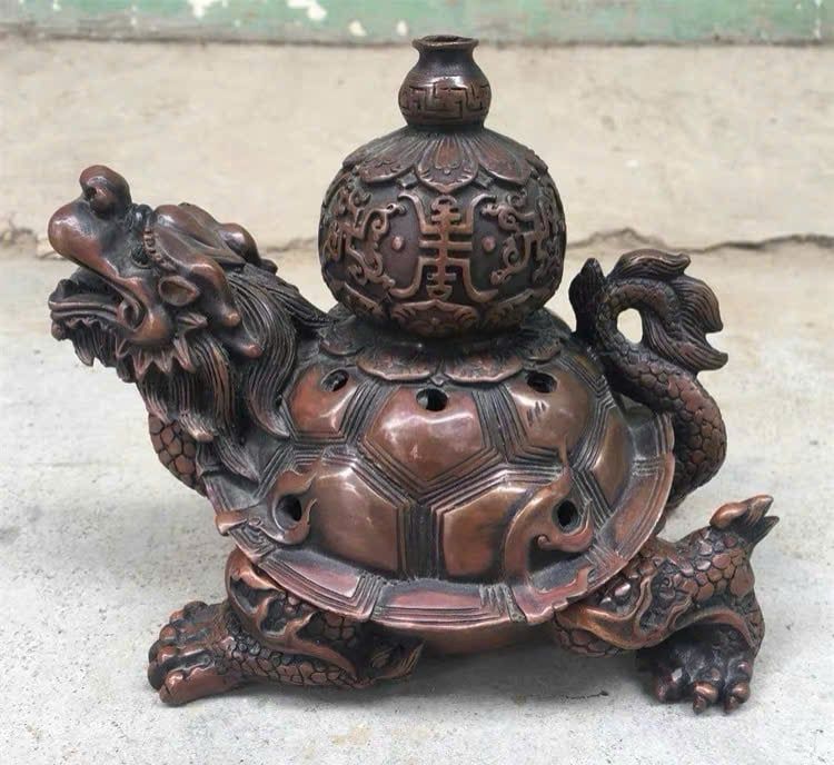  Lư Hương Long Quy Đồng Cổ Xưa đồng cũ BKMECN-9274 