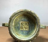  Lư hương đồng xanh cũ sưu tầm BKMECN-9275 