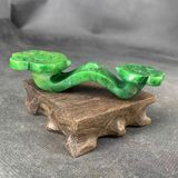  Gậy Như Ý ngọc bích nguyên khối thấu quang BKSTCN-9376 