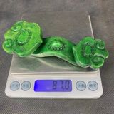  Gậy Như Ý ngọc bích nguyên khối thấu quang BKSTCN-9376 