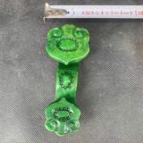  Gậy Như Ý ngọc bích nguyên khối thấu quang BKSTCN-9376 