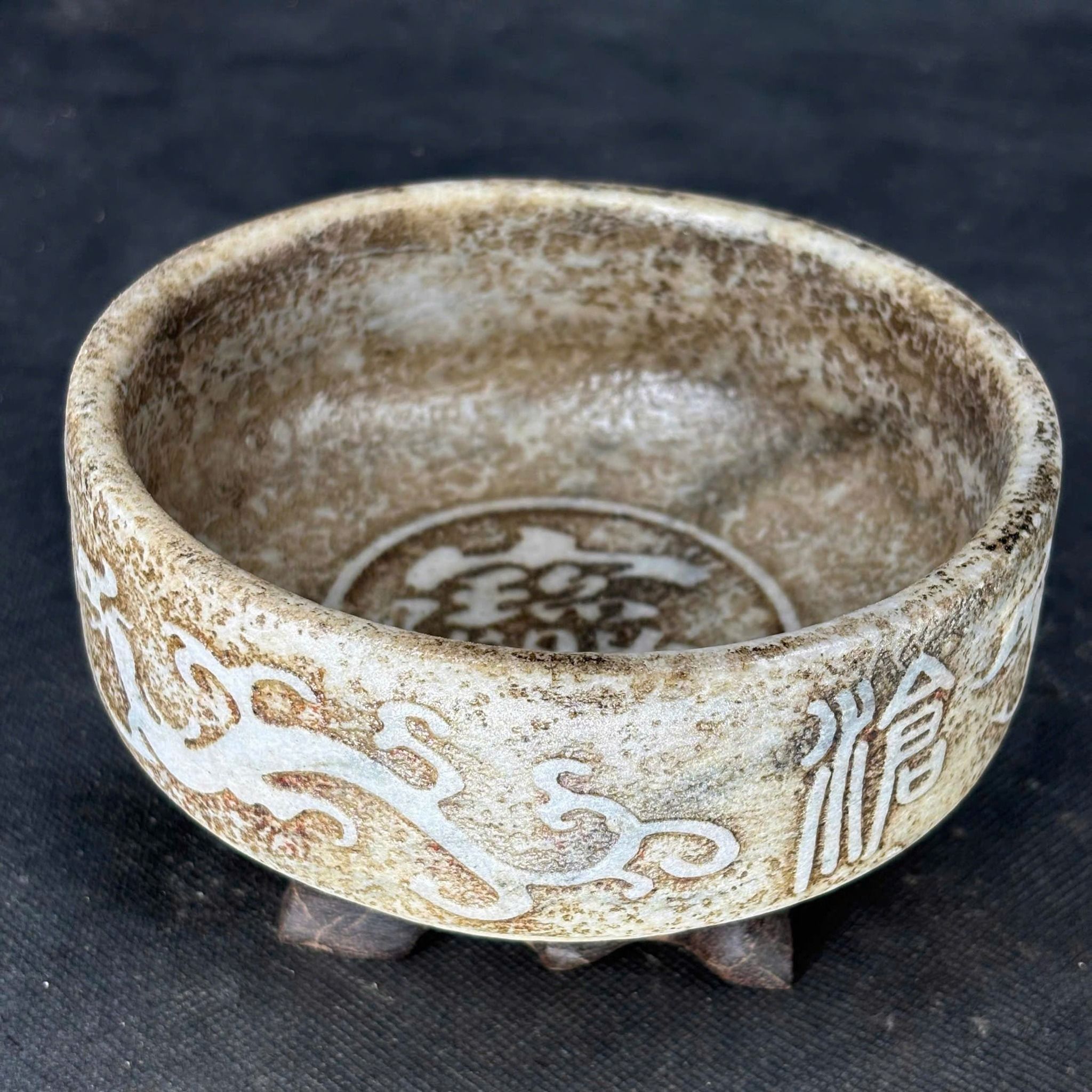  Bát bạch ngọc nguyên khối thấu quang BKSTCN-9377 