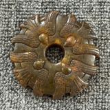  Mặt ngọc sưu tầm ngọc cũ thấu quang BKSTCN-9385 