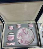  Bộ tách thưởng trà hoạ tiết Hồng Phấn Sơn Thuỷ BKCECN-9387 