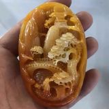  Mặt Ngọc trạm Sơn Thuỷ sưu tầm ngọc cũ BKSTCN-9367 