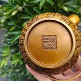  Ấm đồng cũ sưu tầm họa tiết Bách Nhi Hý BKMECN-9355 