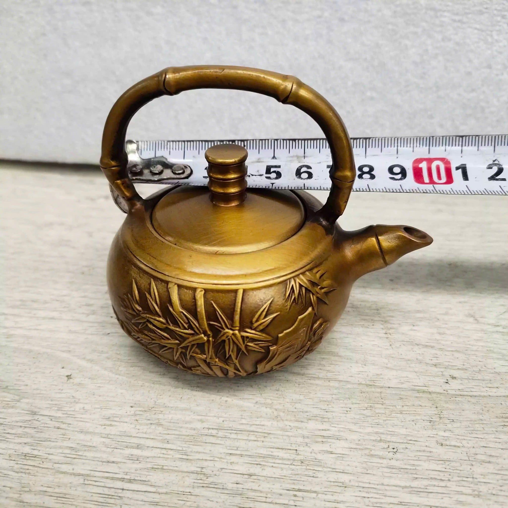  Ấm Trúc đồng cũ sưu tầm trong dân BKMECN-9356 