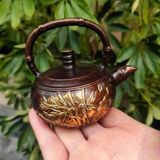  Ấm Trúc đồng đỏ cũ sưu tầm trong dân có chiện BKMECN-9358 