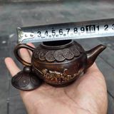  Ấm đồng sưu tầm đồng thau cũ BKMECN-9362 