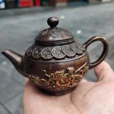  Ấm đồng sưu tầm đồng thau cũ BKMECN-9362 